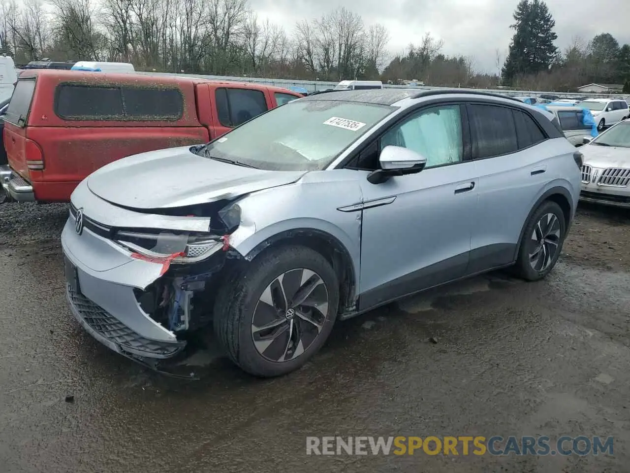 1 Photograph of a damaged car WVGTMPE25MP028423 VOLKSWAGEN ID.4 PRO S 2021