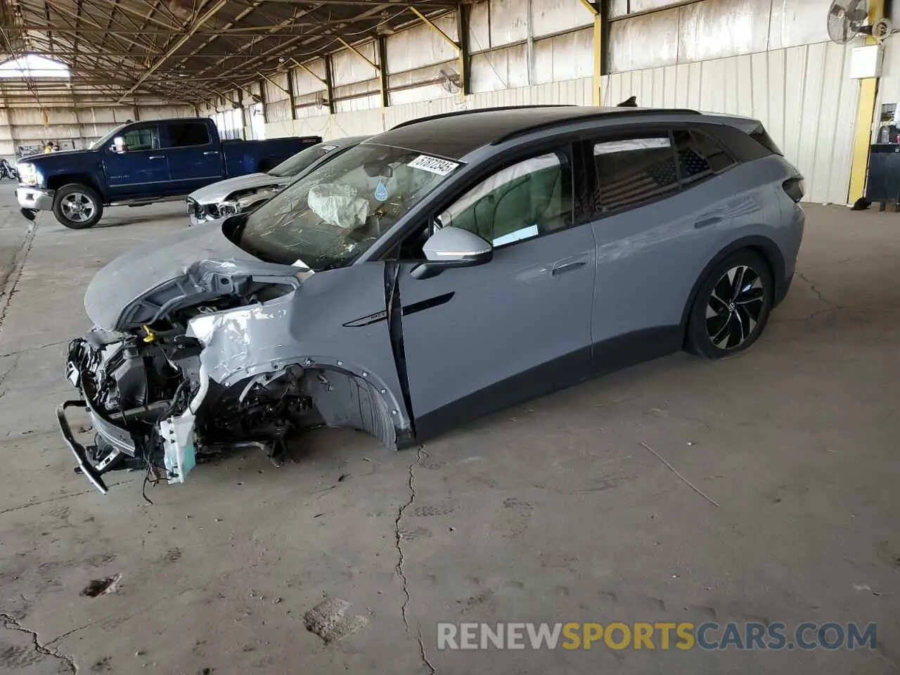 1 Photograph of a damaged car WVGTMPE27MP027516 VOLKSWAGEN ID.4 PRO S 2021