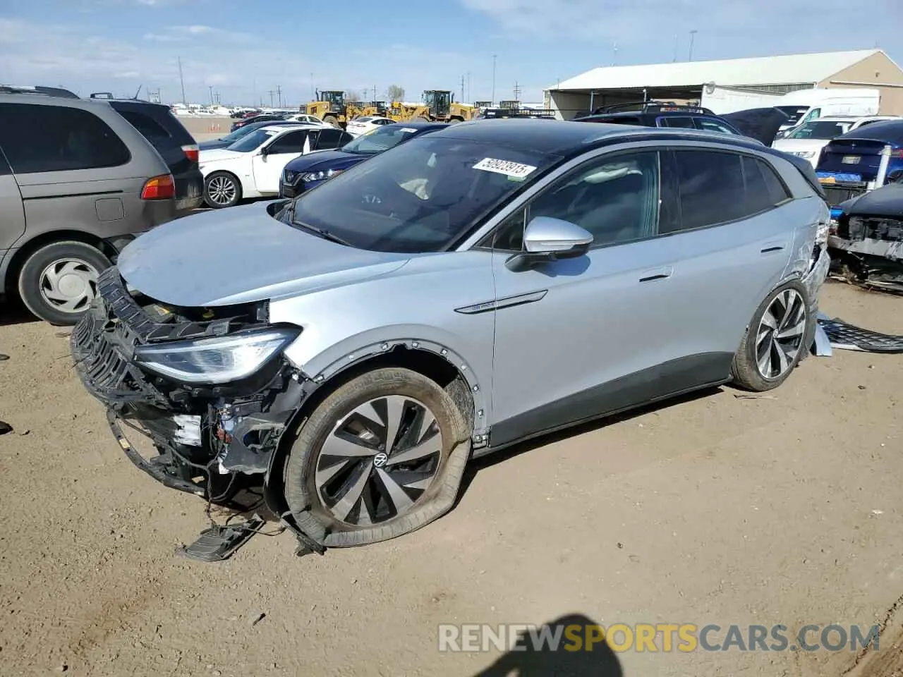 1 Photograph of a damaged car WVGUNPE23MP063611 VOLKSWAGEN ID.4 PRO S 2021