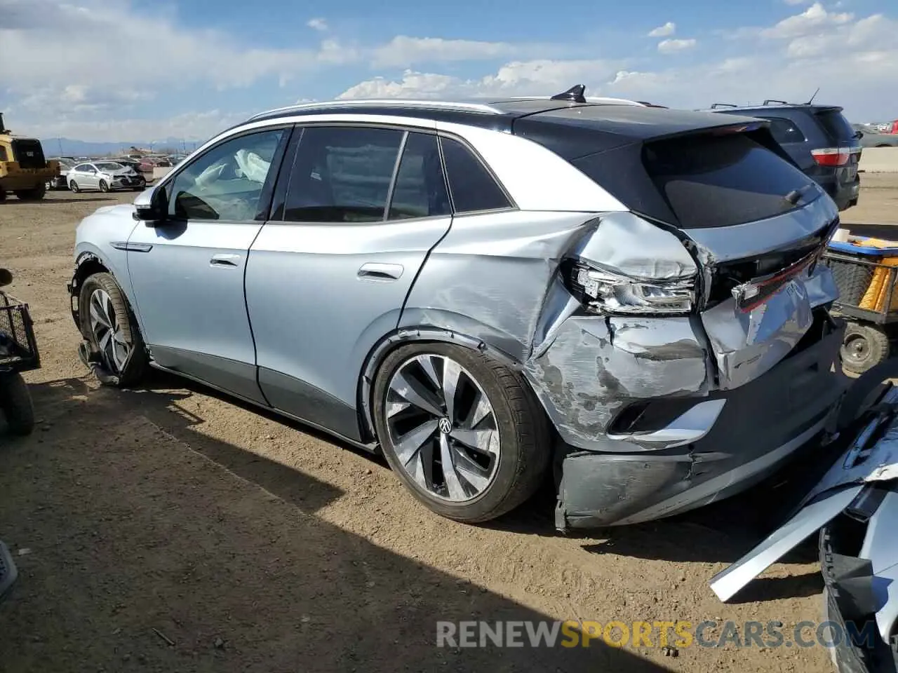2 Photograph of a damaged car WVGUNPE23MP063611 VOLKSWAGEN ID.4 PRO S 2021