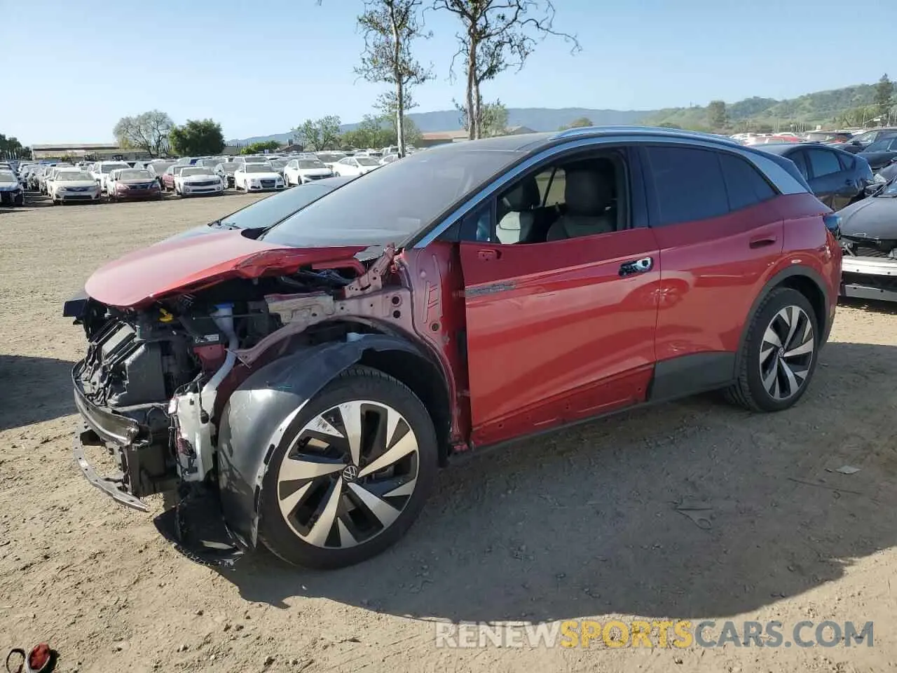 1 Photograph of a damaged car WVGUNPE22NP057591 VOLKSWAGEN ID.4 PRO S 2022