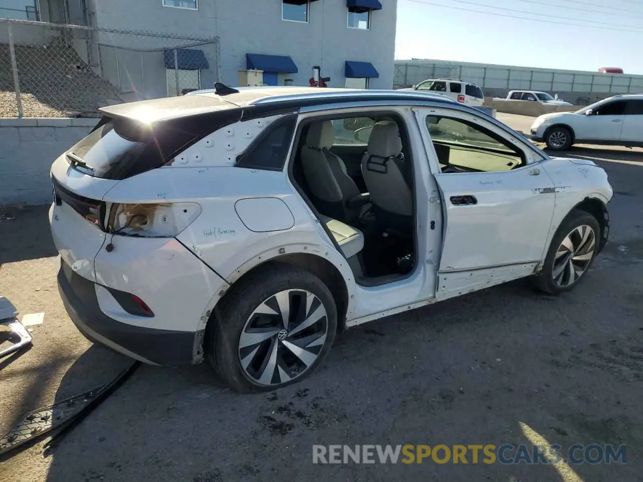 3 Photograph of a damaged car WVGUNPE27NP050894 VOLKSWAGEN ID.4 PRO S 2022