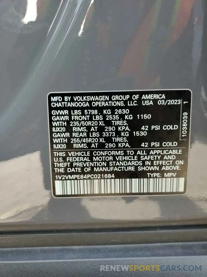 13 Photograph of a damaged car 1V2VMPE84PC021684 VOLKSWAGEN ID.4 PRO S 2023