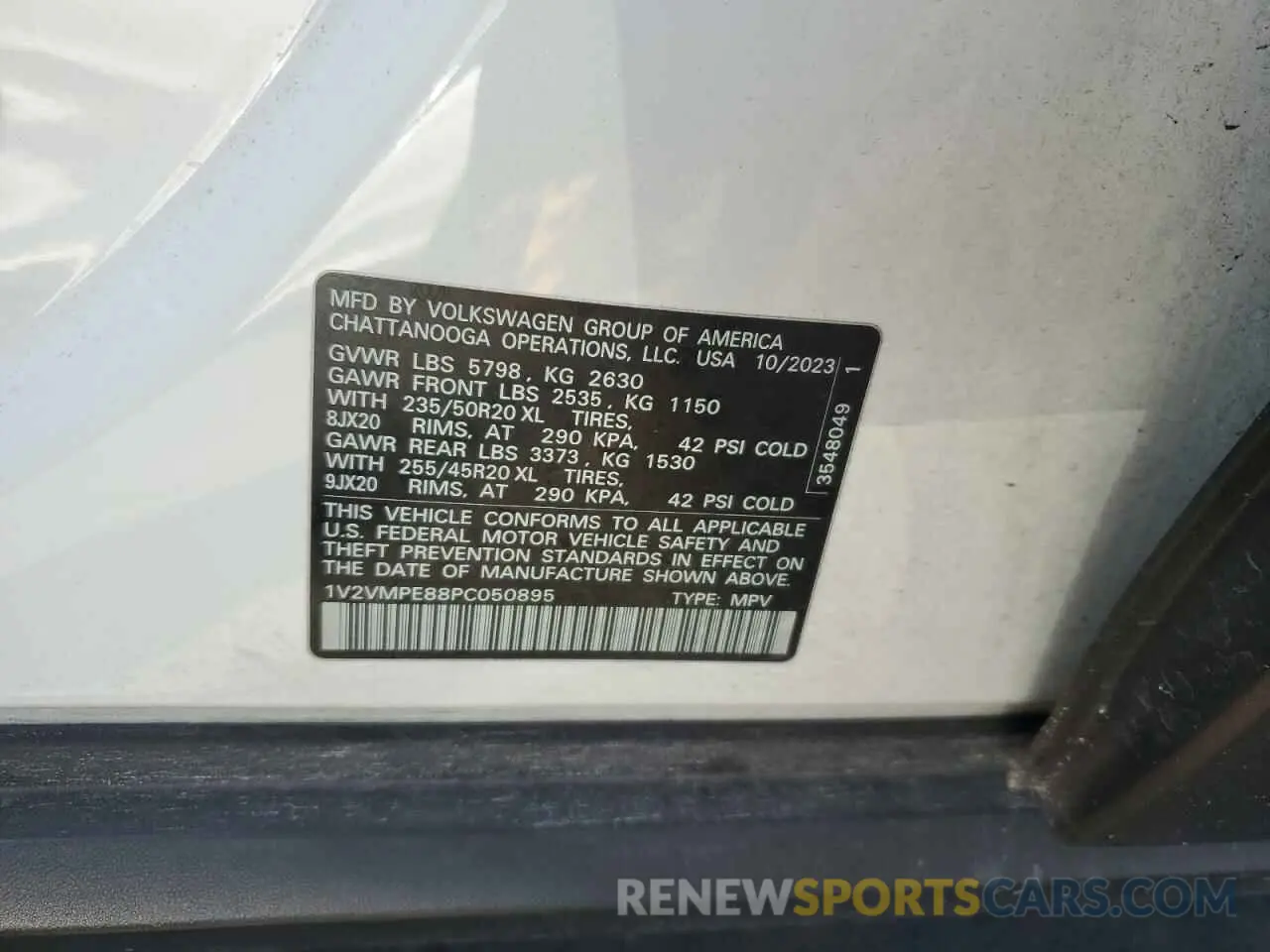 13 Photograph of a damaged car 1V2VMPE88PC050895 VOLKSWAGEN ID.4 PRO S 2023
