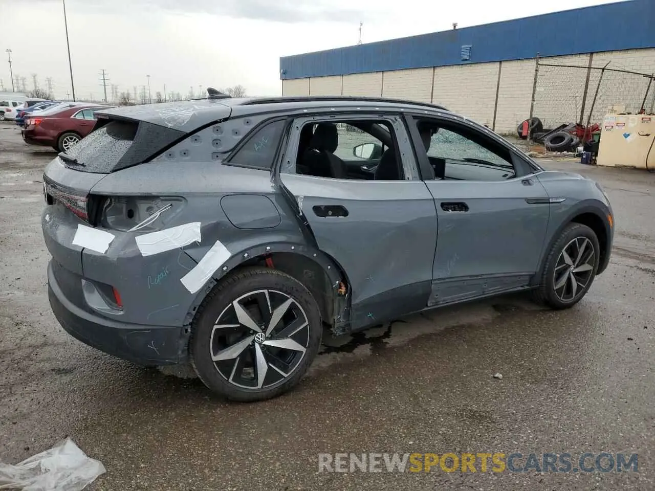 3 Photograph of a damaged car 1V2WNPE83PC037697 VOLKSWAGEN ID.4 PRO S 2023