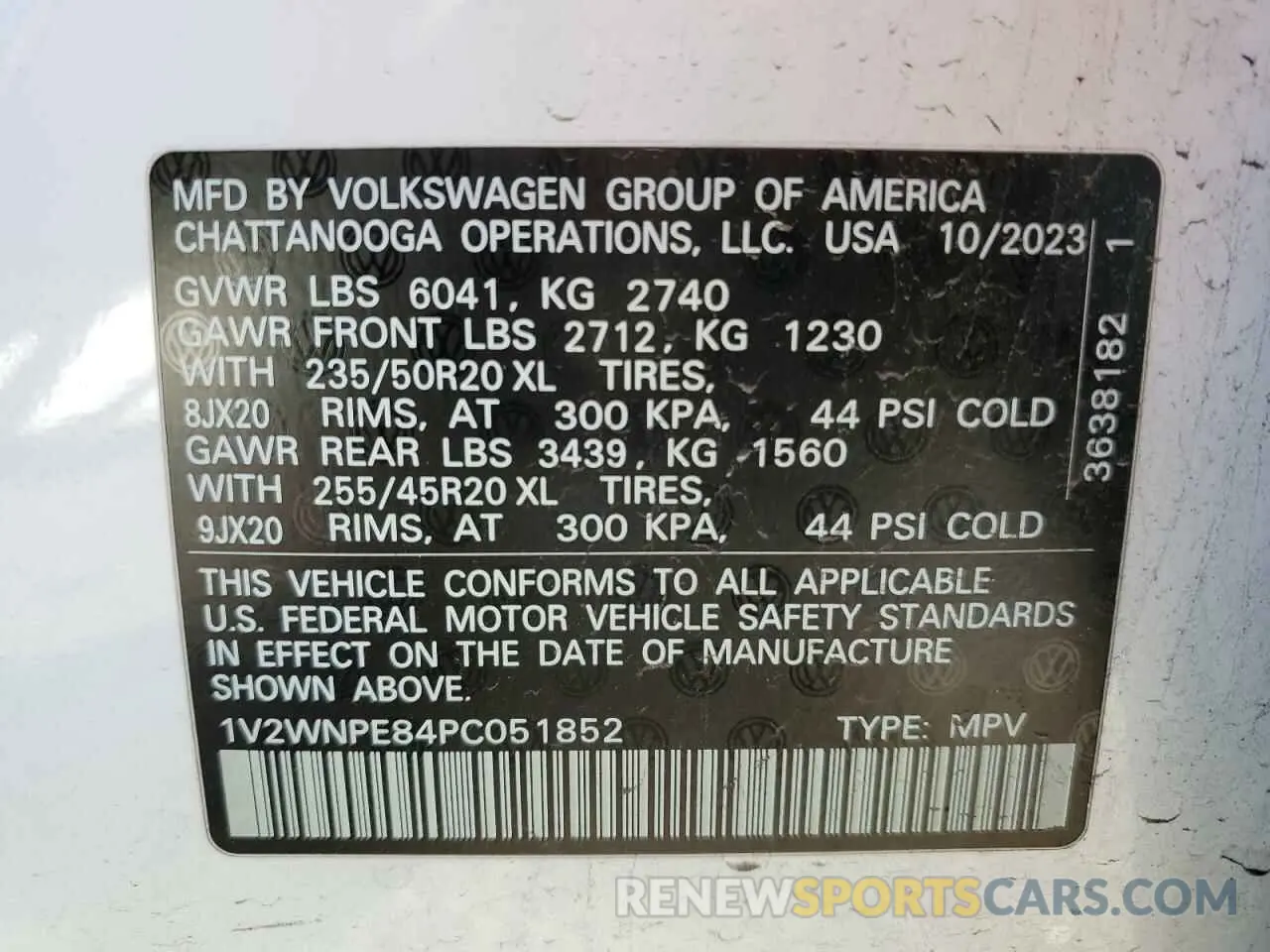 15 Photograph of a damaged car 1V2WNPE84PC051852 VOLKSWAGEN ID.4 PRO S 2023