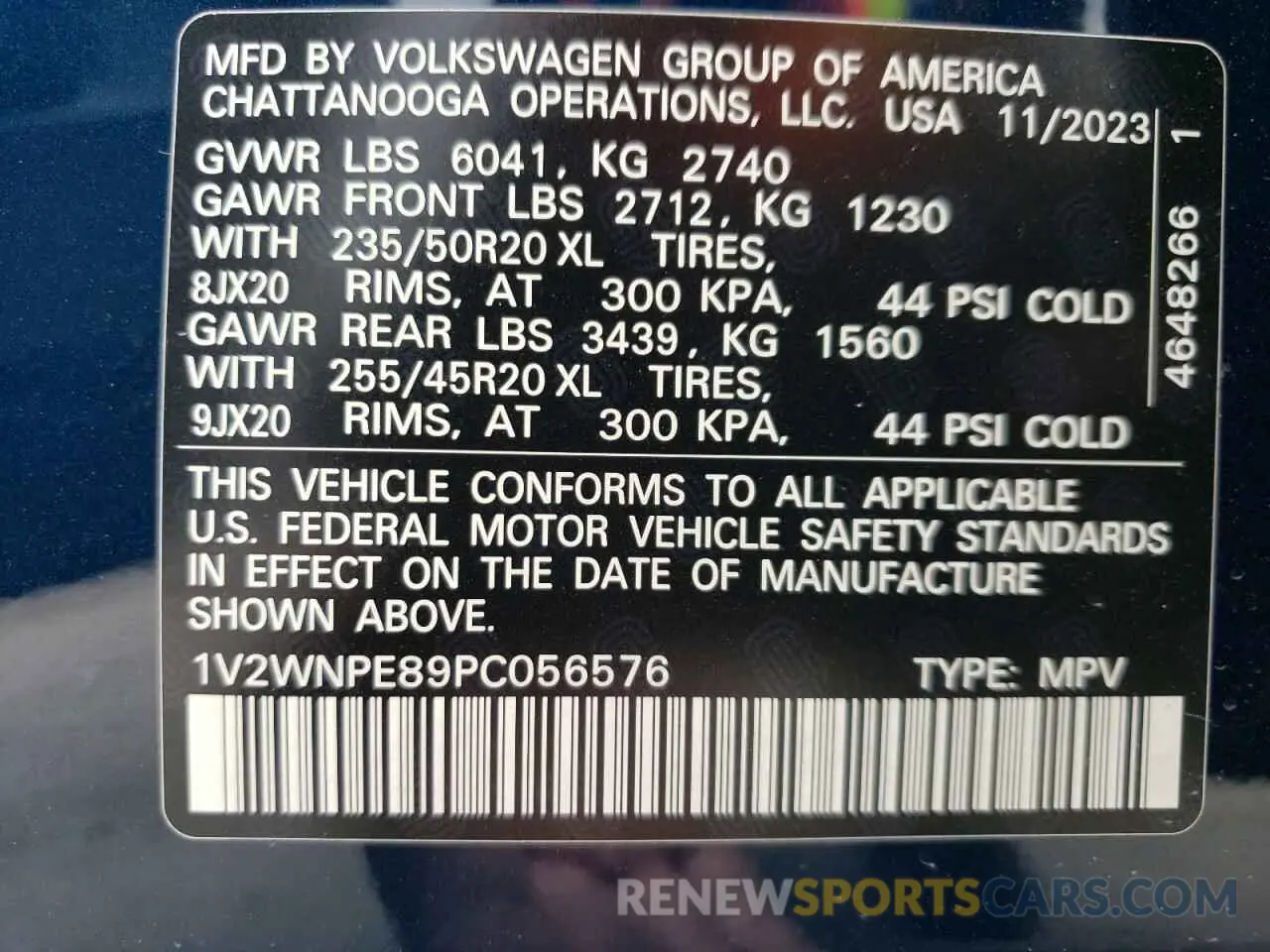 15 Photograph of a damaged car 1V2WNPE89PC056576 VOLKSWAGEN ID.4 PRO S 2023