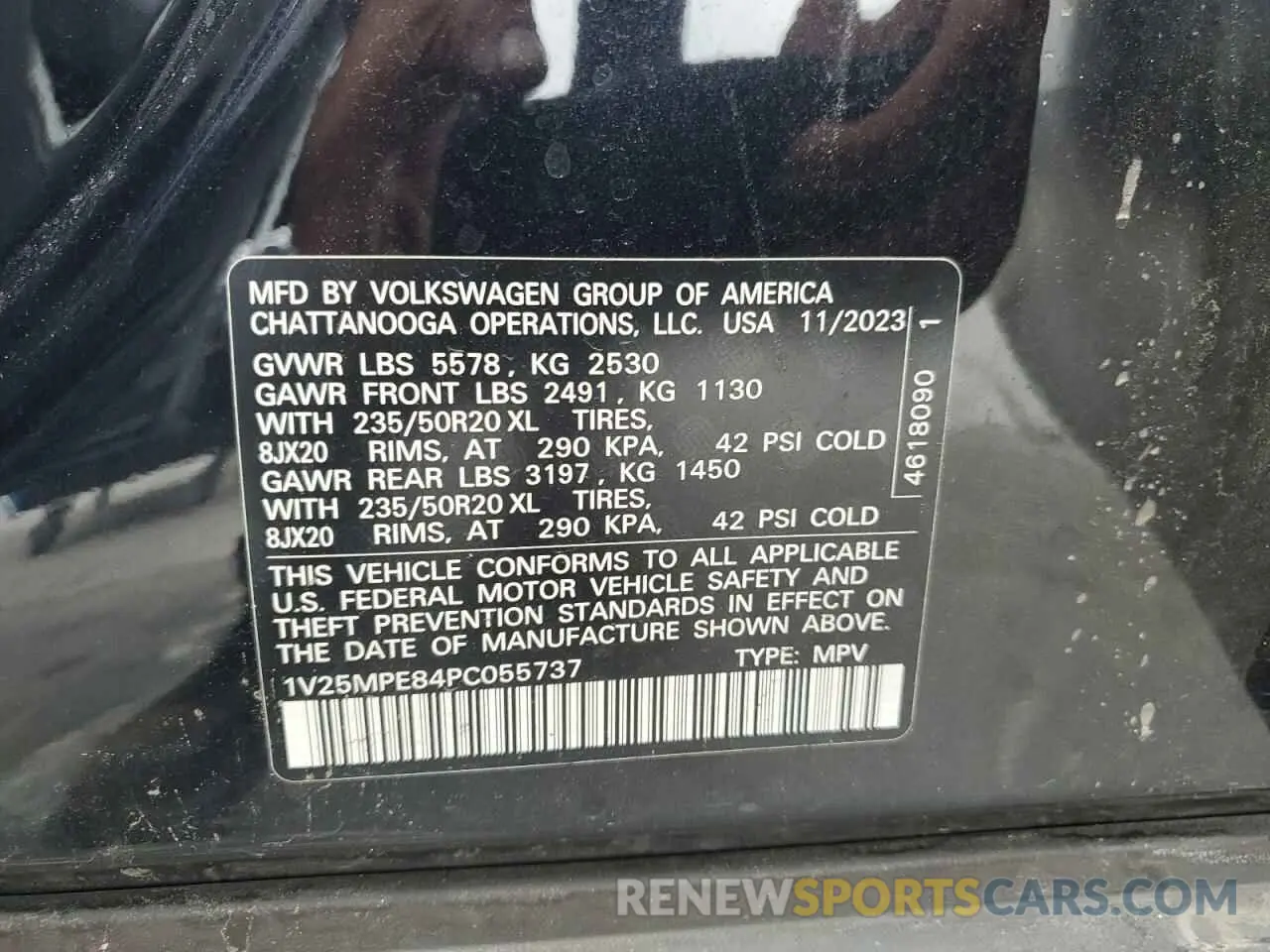 13 Photograph of a damaged car 1V25MPE84PC055737 VOLKSWAGEN ID.4 S 2023