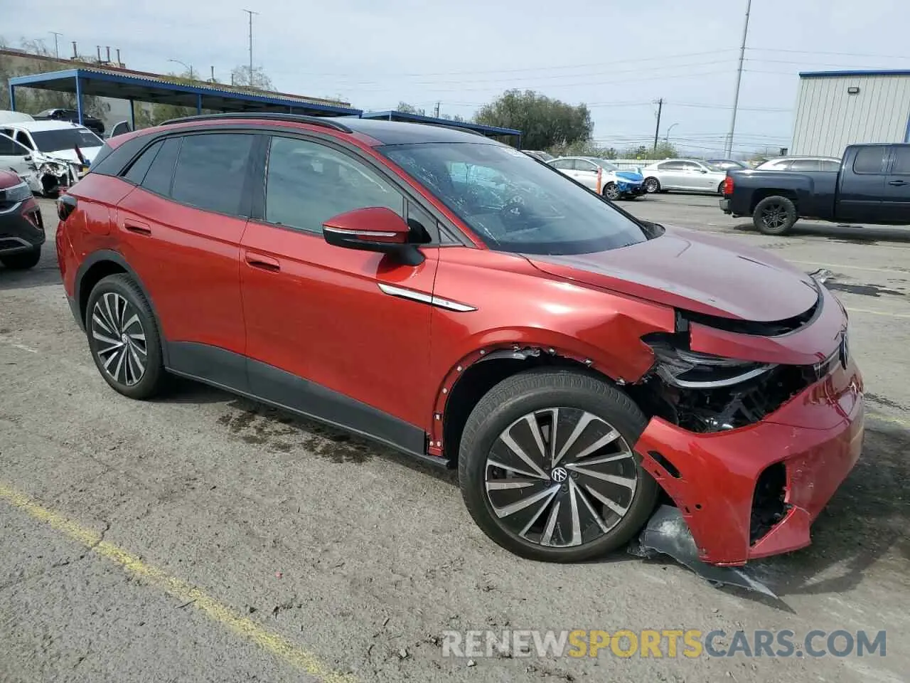 4 Photograph of a damaged car 1V25MPE88RC021402 VOLKSWAGEN ID.4 S 2024