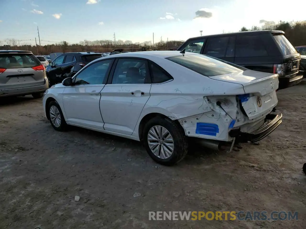2 Photograph of a damaged car 3VW357BU5KM123460 VOLKSWAGEN JETTA 2019