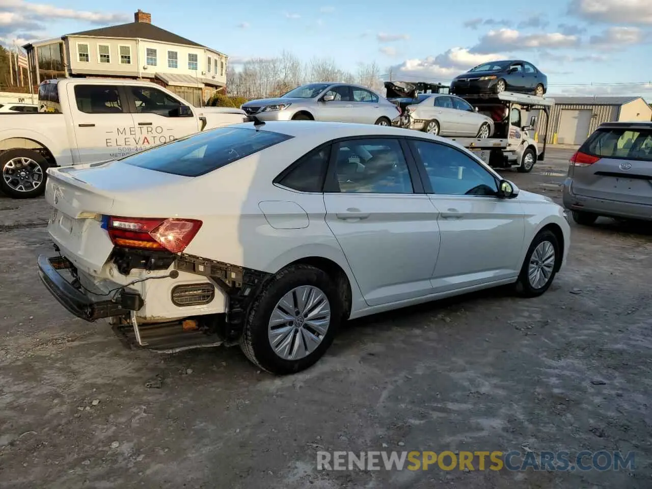 3 Photograph of a damaged car 3VW357BU5KM123460 VOLKSWAGEN JETTA 2019