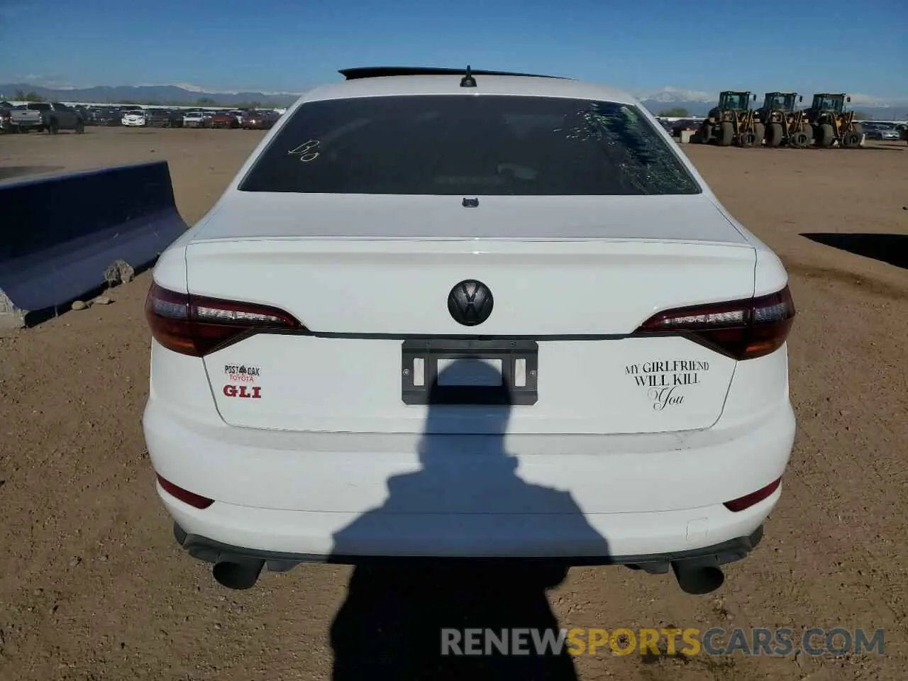 6 Photograph of a damaged car 3VW5T7BU6KM240334 VOLKSWAGEN JETTA 2019