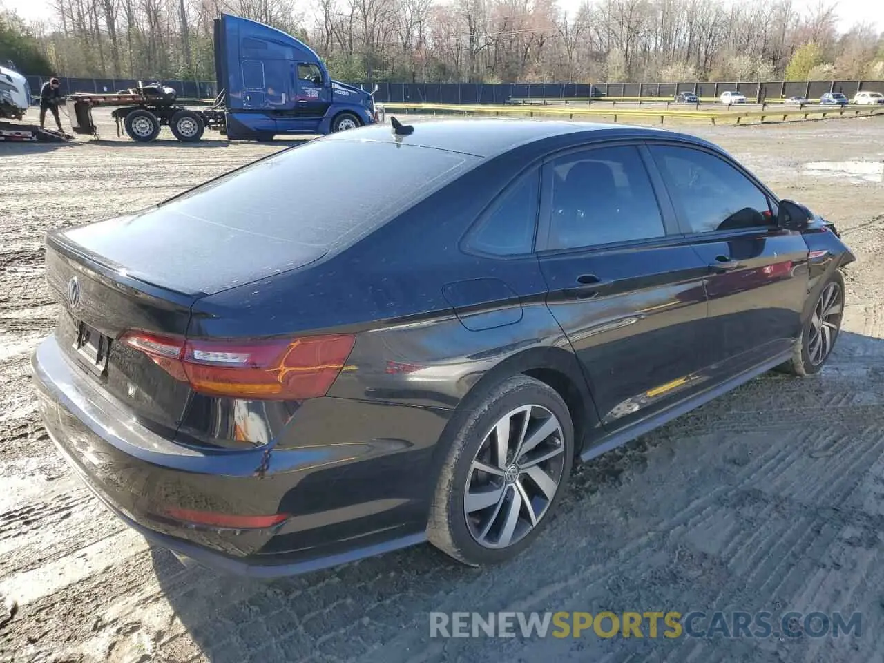 3 Photograph of a damaged car 3VW6T7BU0KM229270 VOLKSWAGEN JETTA 2019