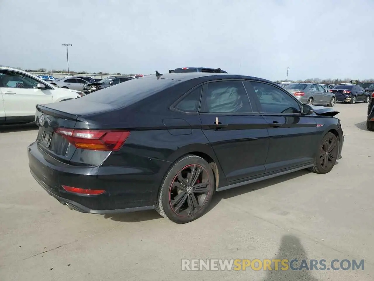 3 Photograph of a damaged car 3VW6T7BU1KM156233 VOLKSWAGEN JETTA 2019