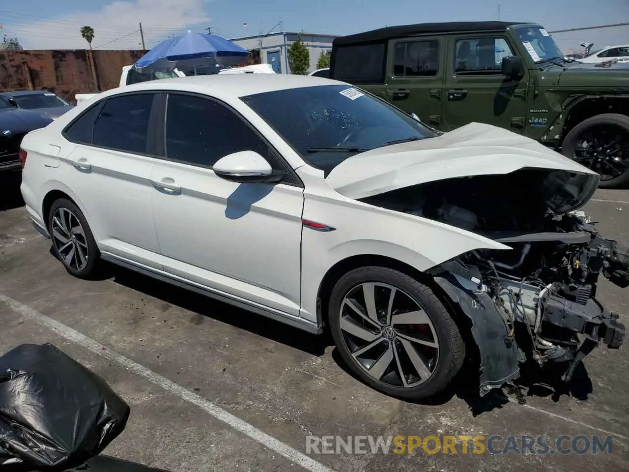 4 Photograph of a damaged car 3VW6T7BU7KM192797 VOLKSWAGEN JETTA 2019