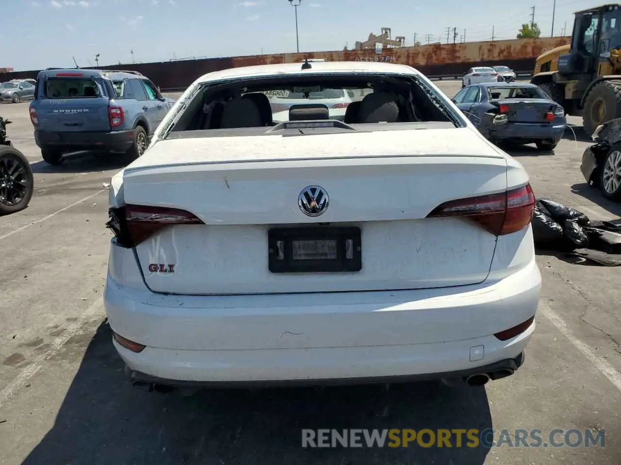 6 Photograph of a damaged car 3VW6T7BU7KM192797 VOLKSWAGEN JETTA 2019