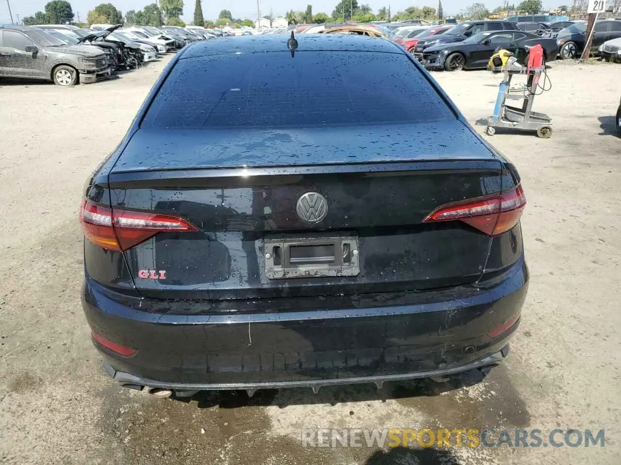 6 Photograph of a damaged car 3VW6T7BU7KM222882 VOLKSWAGEN JETTA 2019