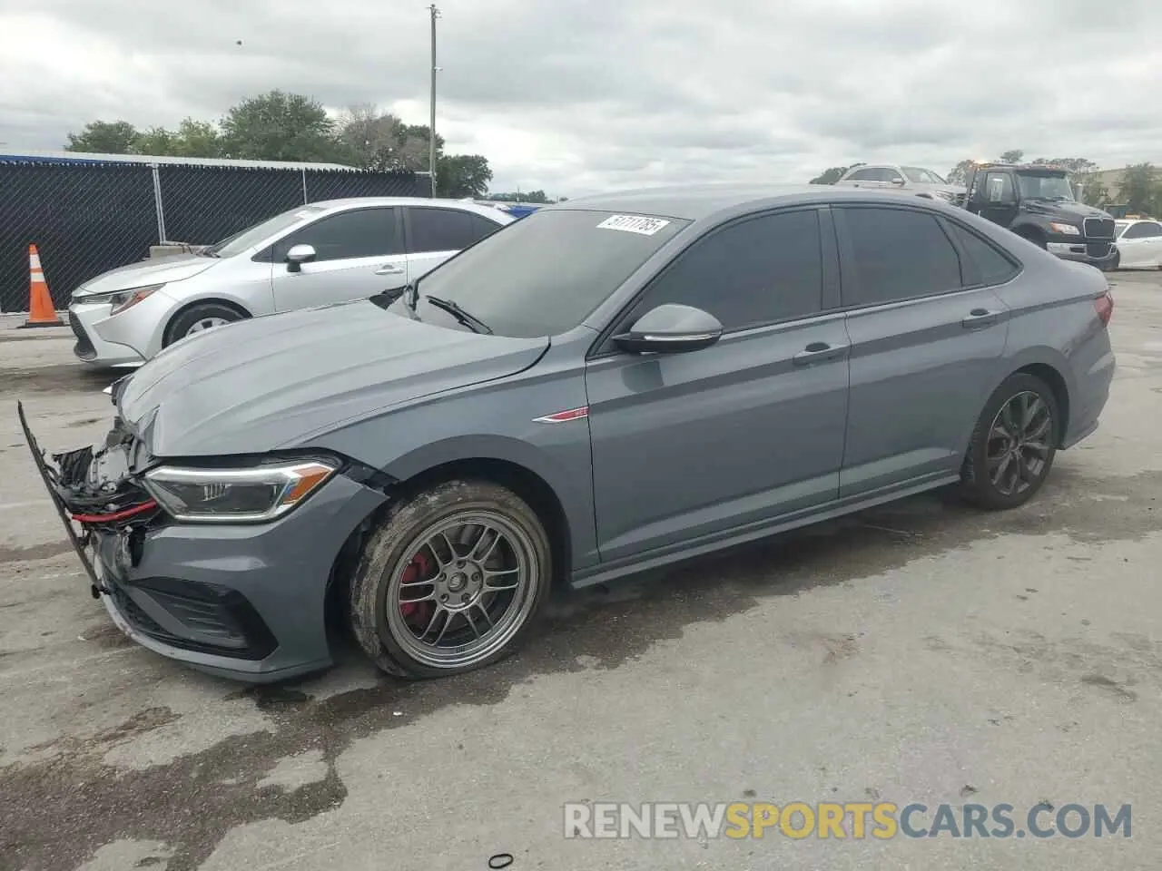 1 Photograph of a damaged car 3VW6T7BU9KM248240 VOLKSWAGEN JETTA 2019