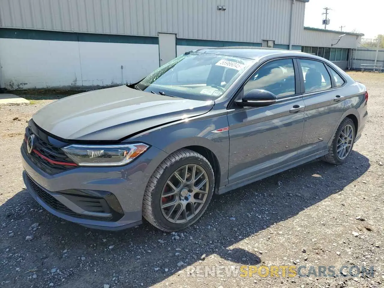 1 Photograph of a damaged car 3VW6T7BUXKM153184 VOLKSWAGEN JETTA 2019