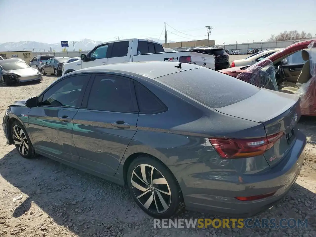 2 Photograph of a damaged car 3VW6T7BUXKM223461 VOLKSWAGEN JETTA 2019
