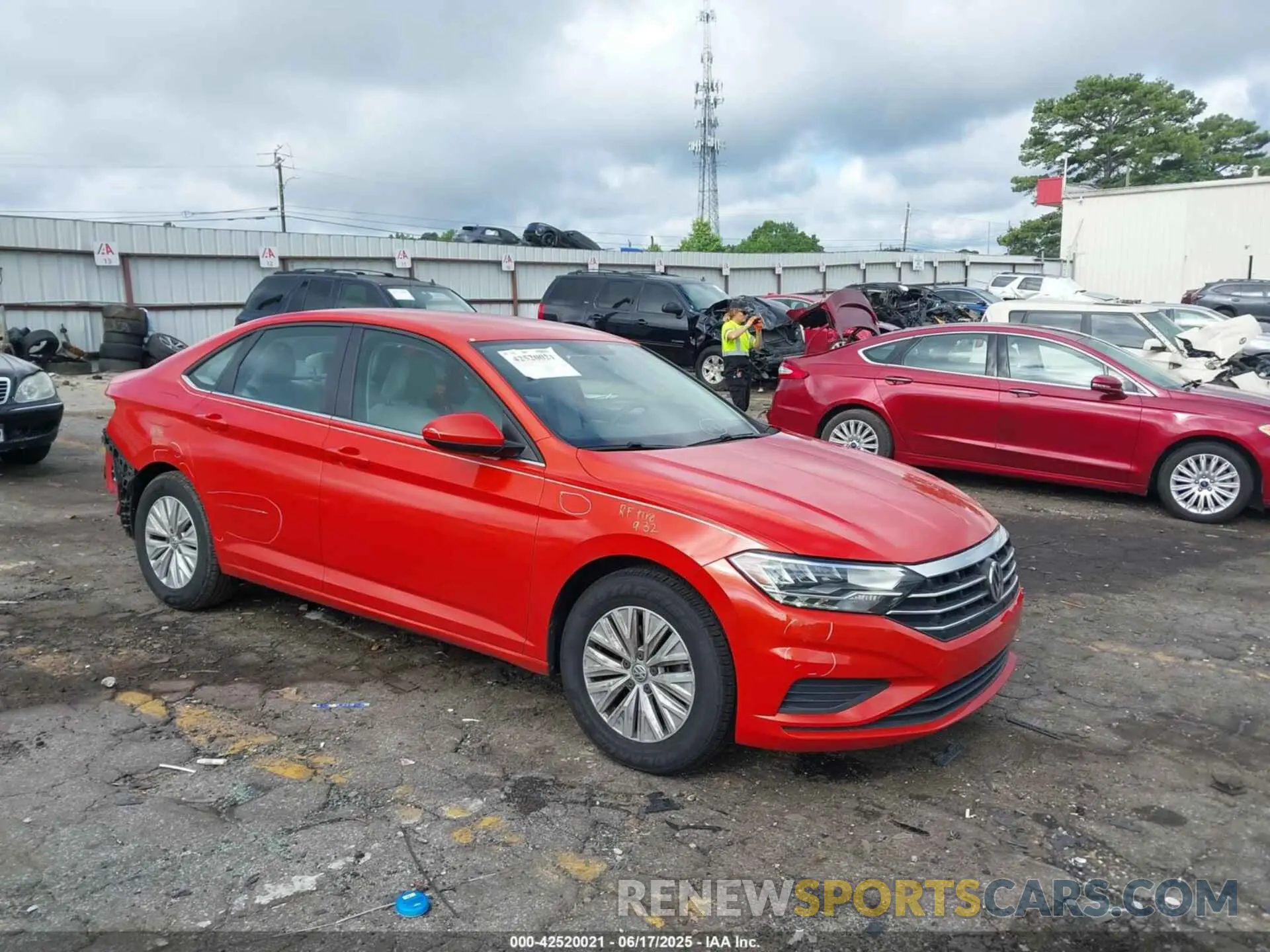 1 Photograph of a damaged car 3VWC57BU0KM027512 VOLKSWAGEN JETTA 2019