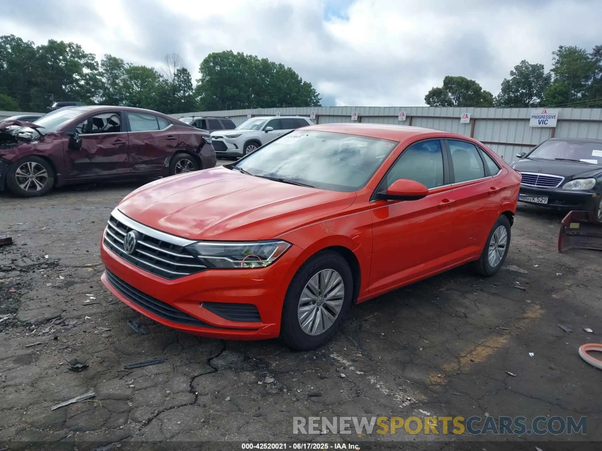 2 Photograph of a damaged car 3VWC57BU0KM027512 VOLKSWAGEN JETTA 2019