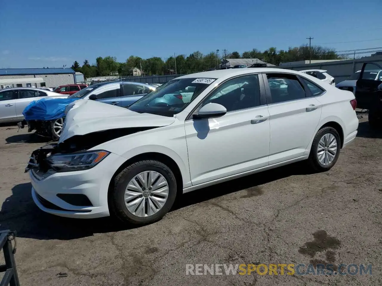 1 Photograph of a damaged car 3VWC57BU0KM060106 VOLKSWAGEN JETTA 2019