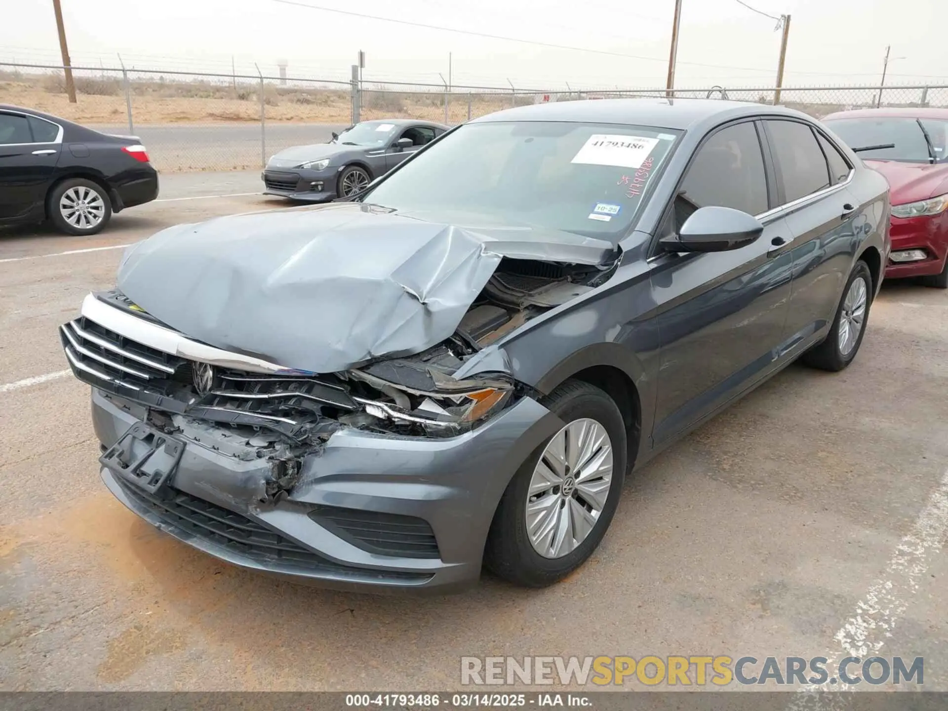 2 Photograph of a damaged car 3VWC57BU0KM074636 VOLKSWAGEN JETTA 2019