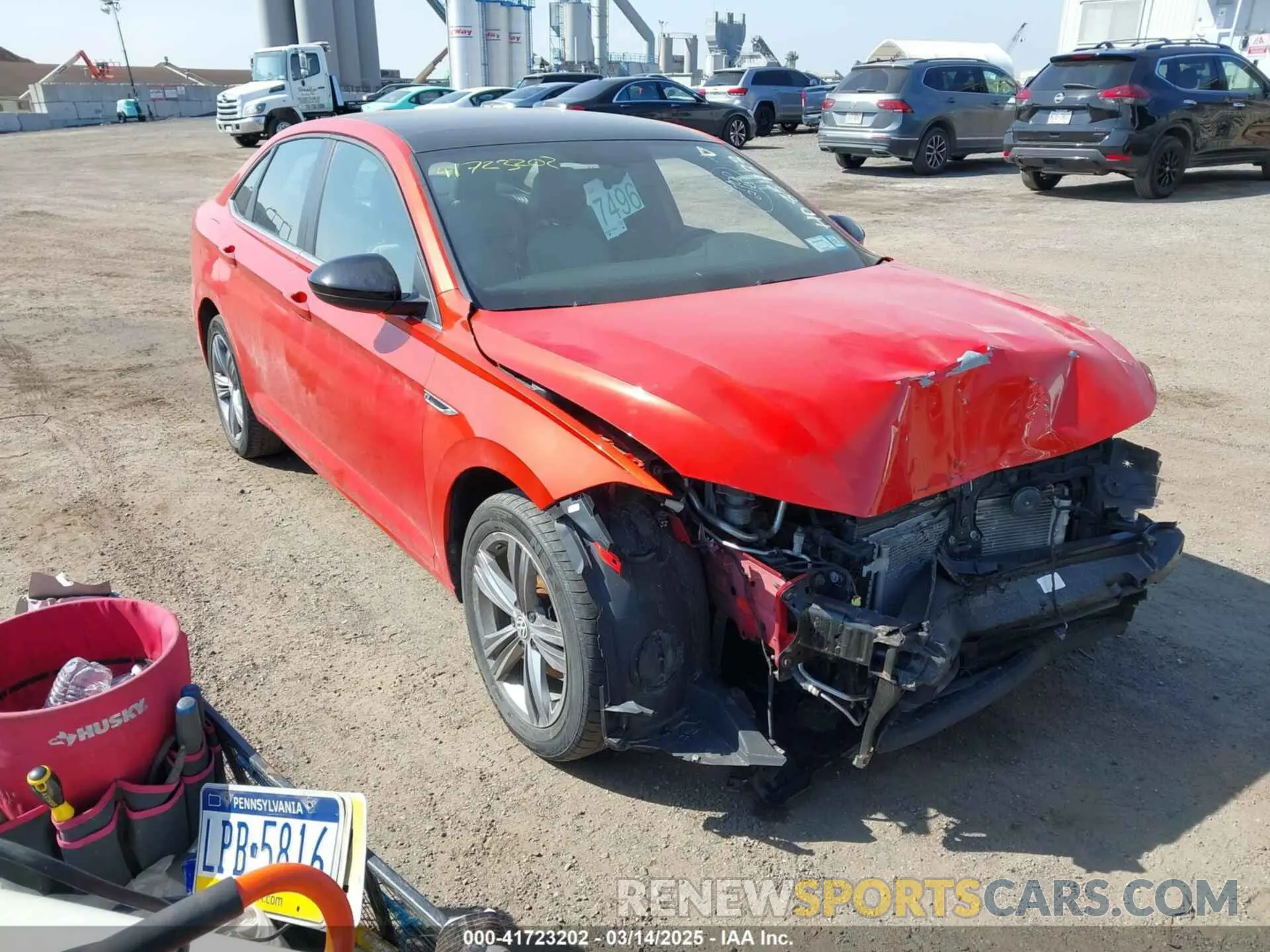 1 Photograph of a damaged car 3VWC57BU0KM109059 VOLKSWAGEN JETTA 2019
