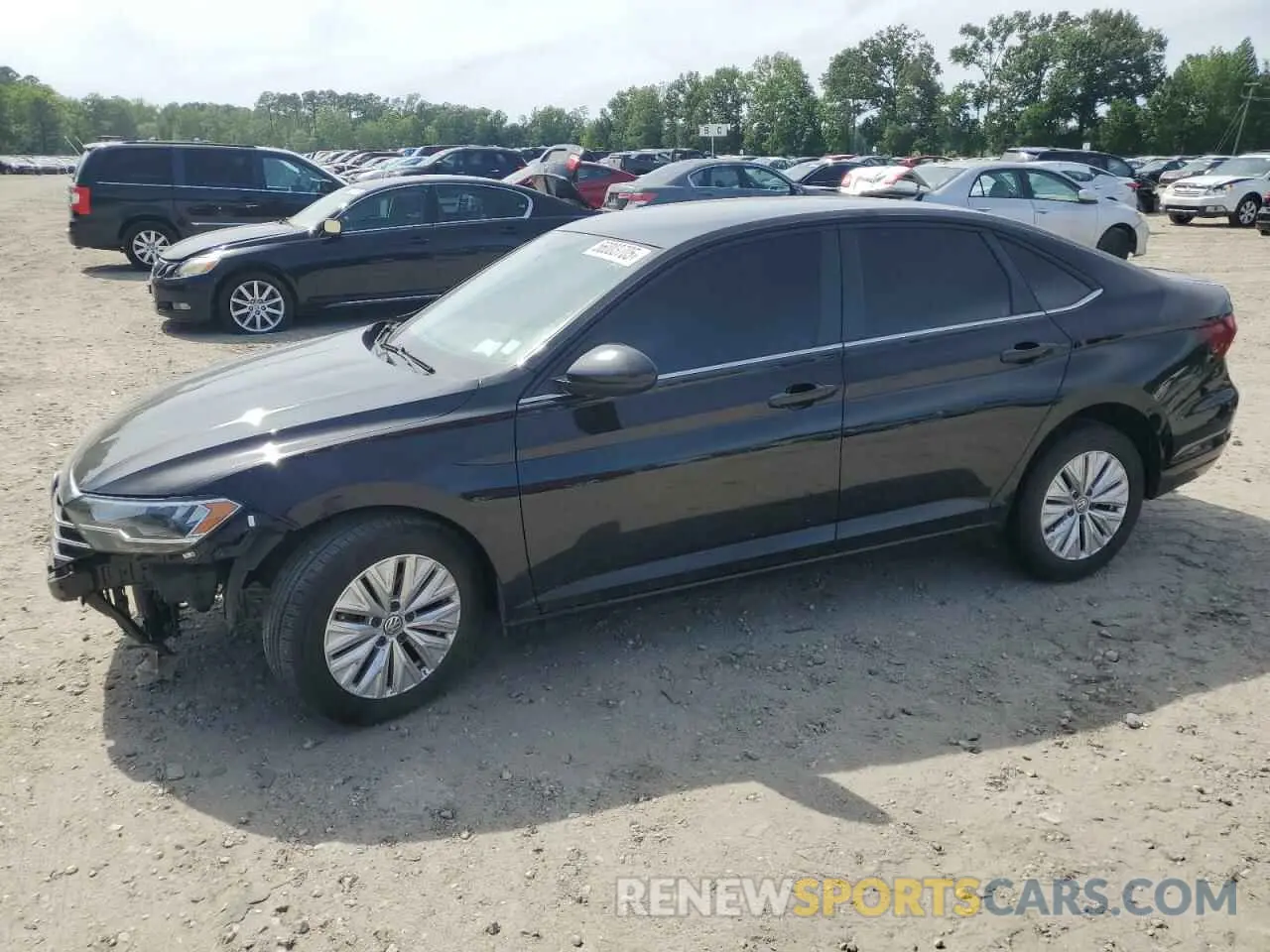 1 Photograph of a damaged car 3VWC57BU0KM128338 VOLKSWAGEN JETTA 2019