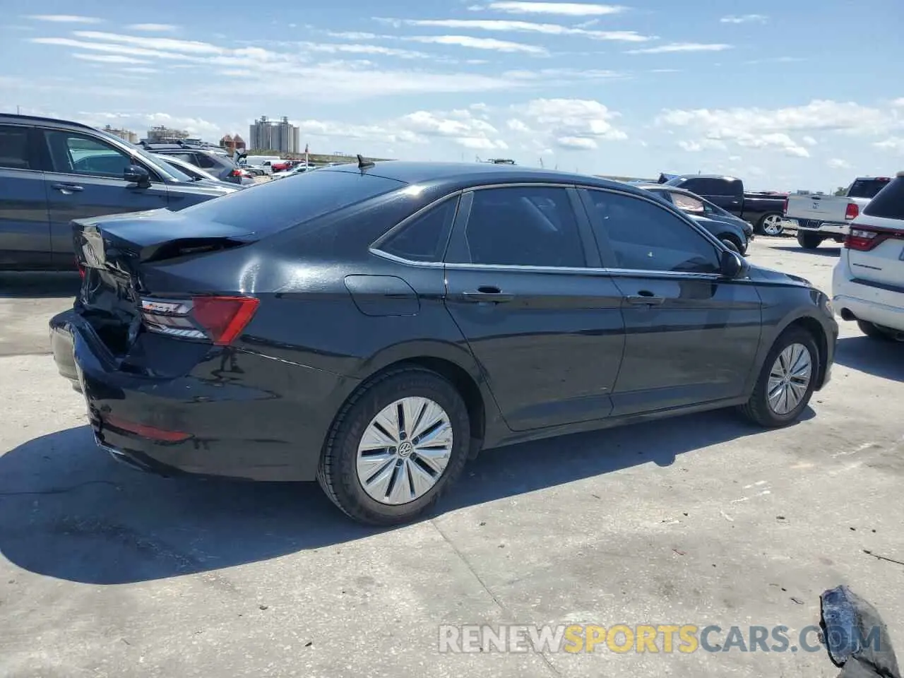 3 Photograph of a damaged car 3VWC57BU0KM142076 VOLKSWAGEN JETTA 2019