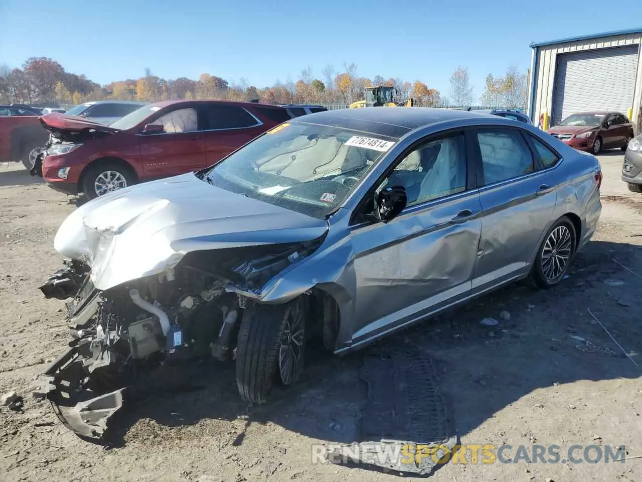 1 Photograph of a damaged car 3VWC57BU0KM172369 VOLKSWAGEN JETTA 2019