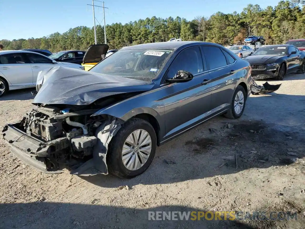 1 Photograph of a damaged car 3VWC57BU0KM183551 VOLKSWAGEN JETTA 2019