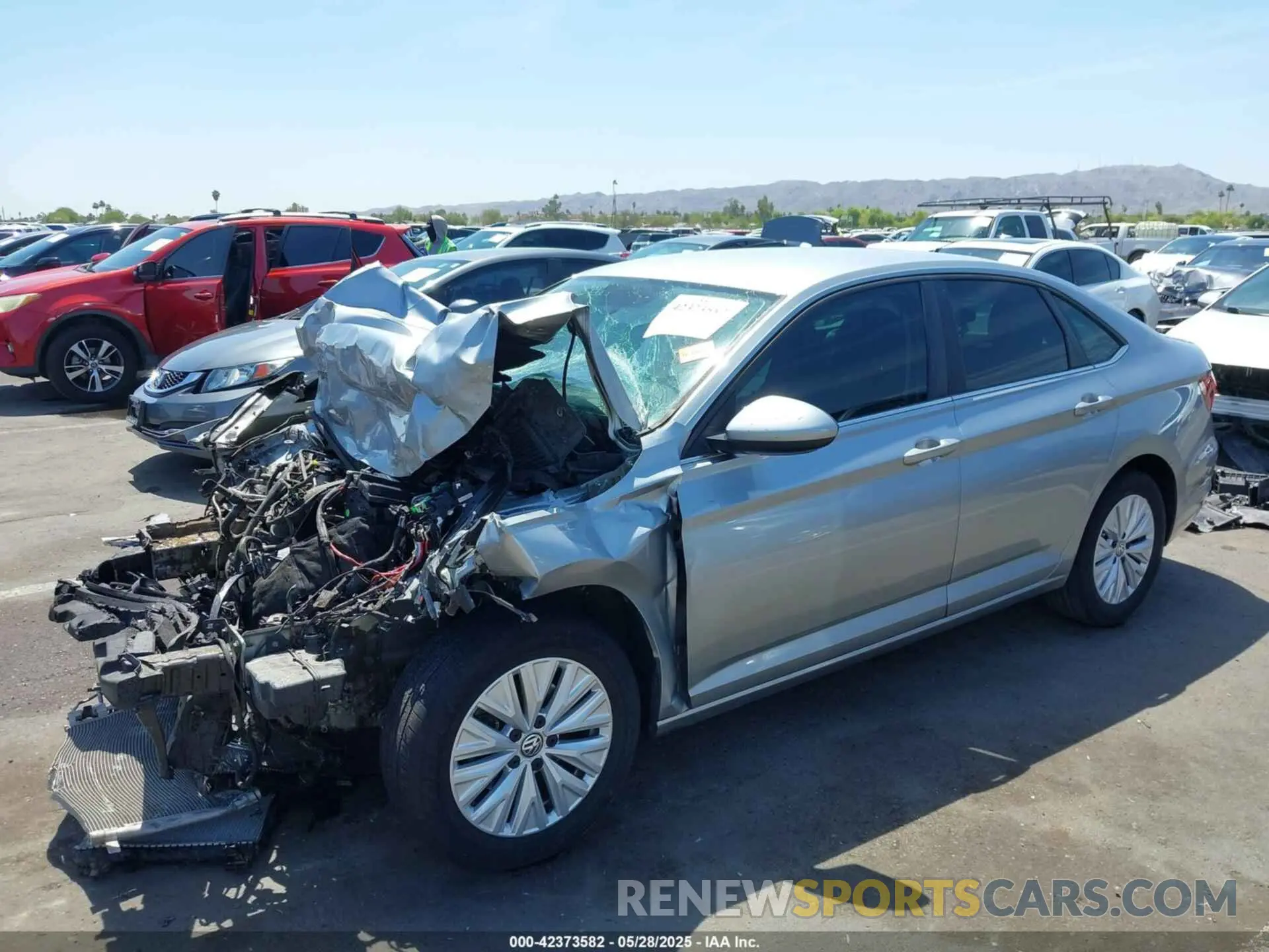 2 Photograph of a damaged car 3VWC57BU0KM208044 VOLKSWAGEN JETTA 2019