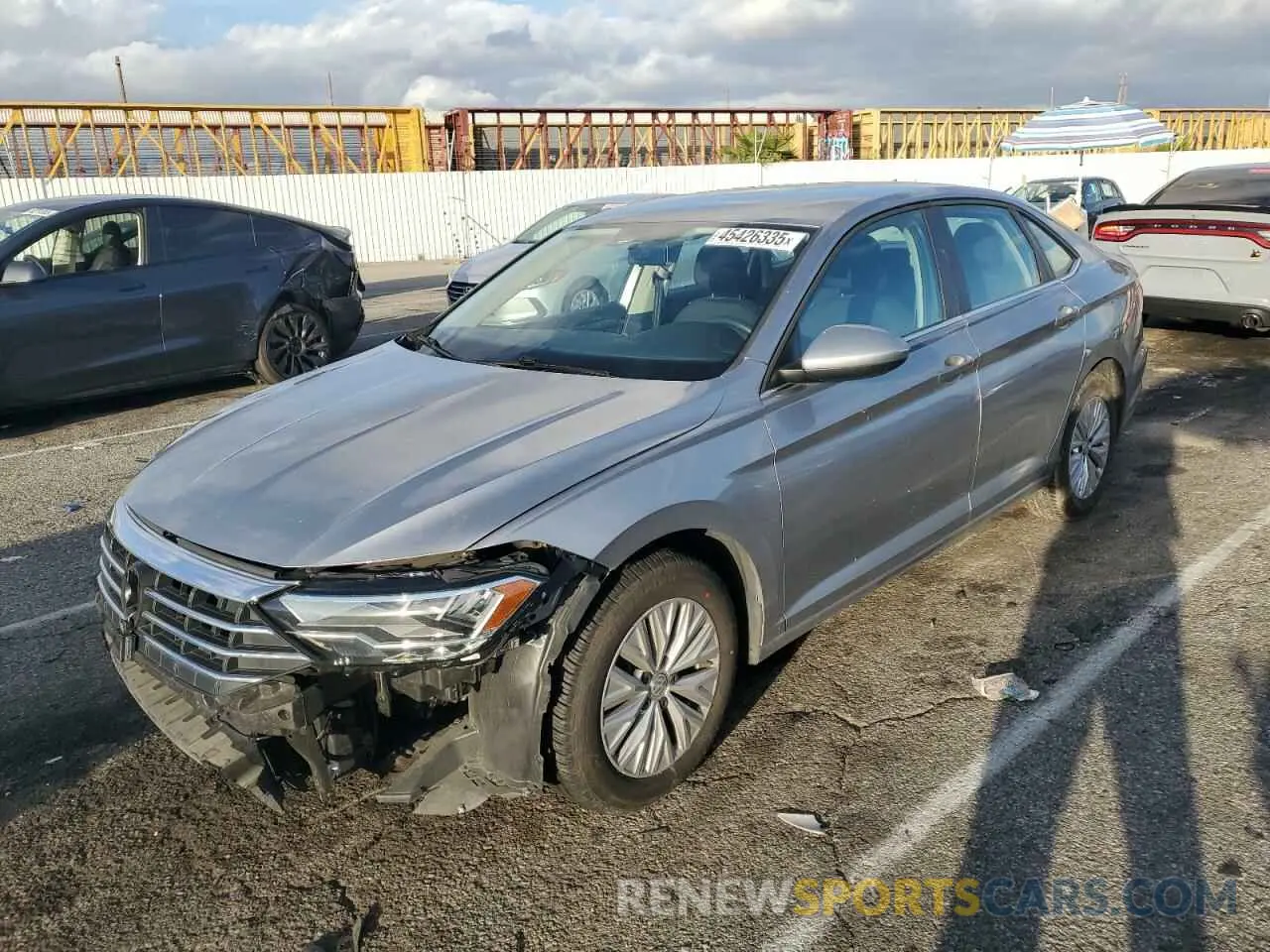 1 Photograph of a damaged car 3VWC57BU0KM221439 VOLKSWAGEN JETTA 2019