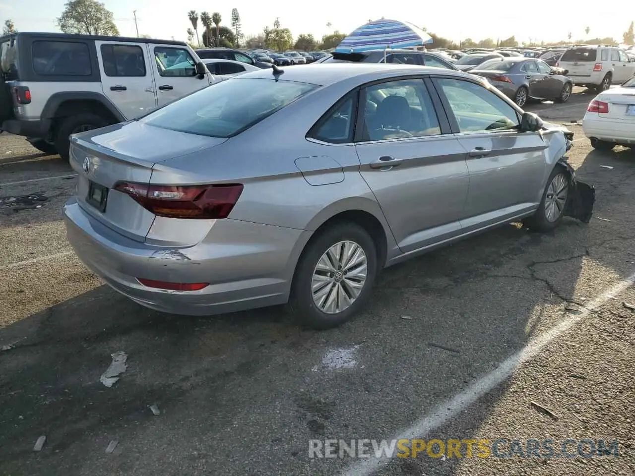 3 Photograph of a damaged car 3VWC57BU0KM221439 VOLKSWAGEN JETTA 2019