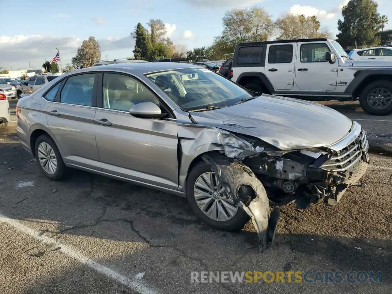 4 Photograph of a damaged car 3VWC57BU0KM221439 VOLKSWAGEN JETTA 2019