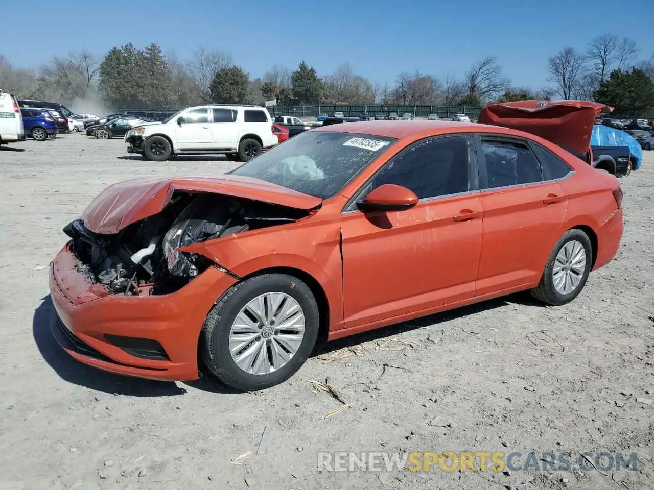 1 Photograph of a damaged car 3VWC57BU1KM013005 VOLKSWAGEN JETTA 2019