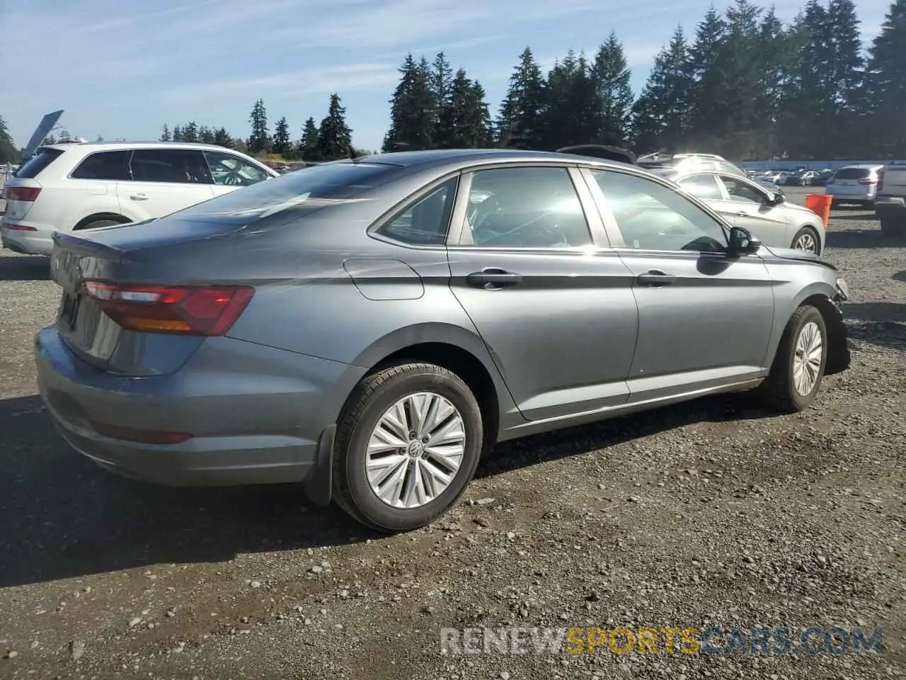 3 Photograph of a damaged car 3VWC57BU1KM031391 VOLKSWAGEN JETTA 2019