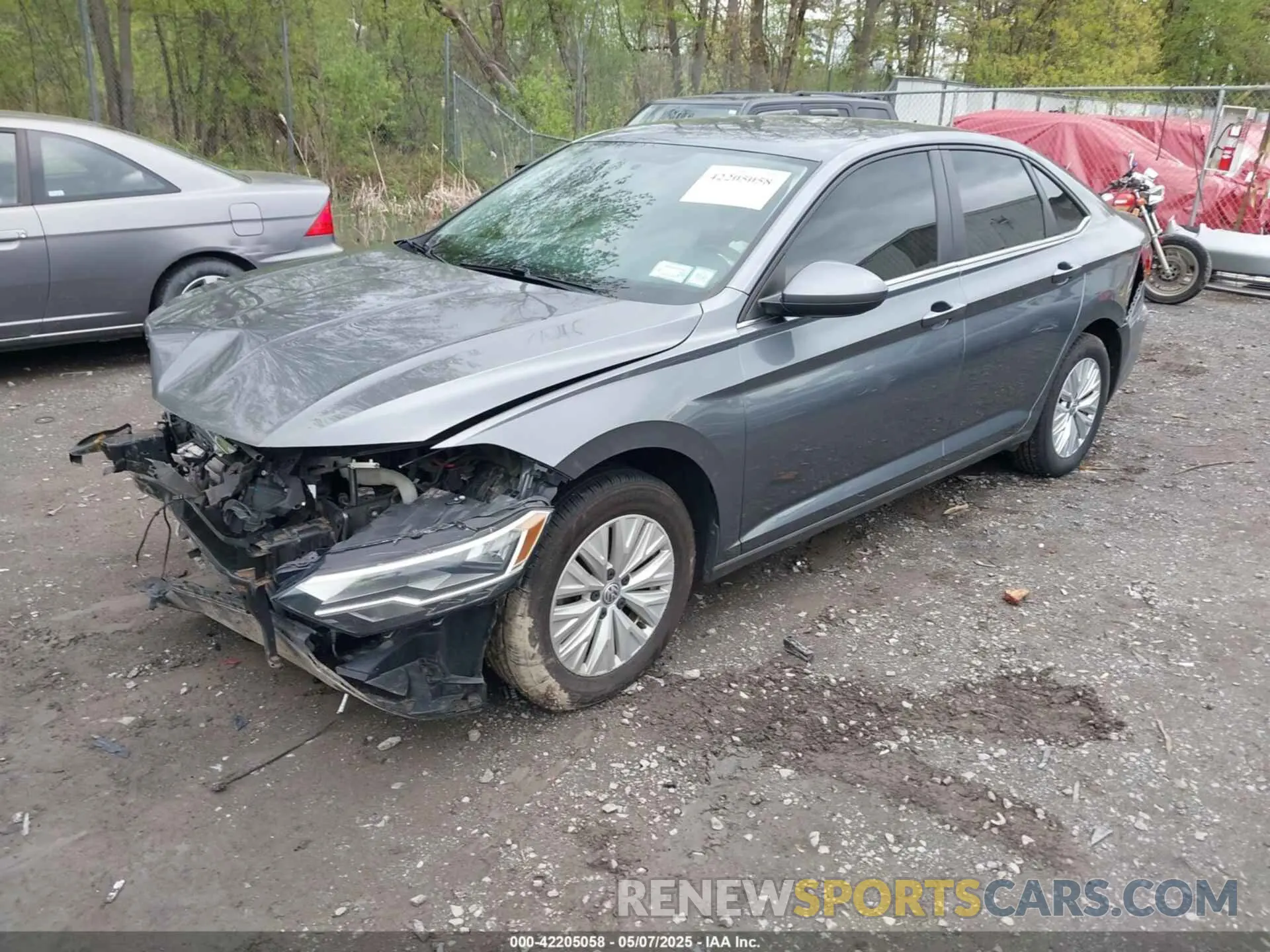 2 Photograph of a damaged car 3VWC57BU1KM067257 VOLKSWAGEN JETTA 2019