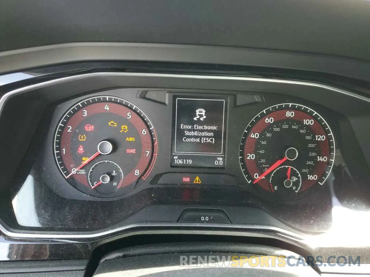 9 Photograph of a damaged car 3VWC57BU1KM132916 VOLKSWAGEN JETTA 2019