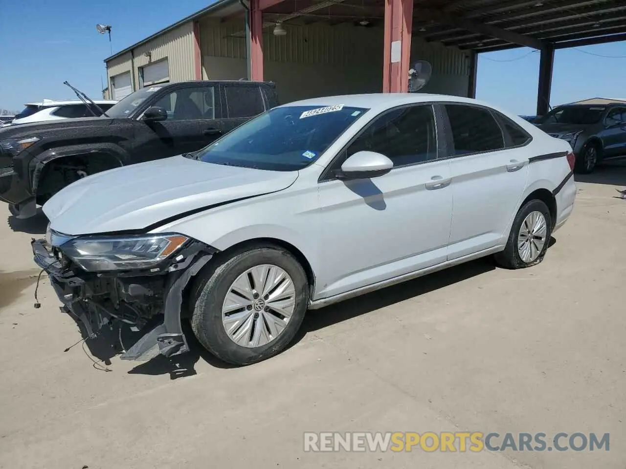 1 Photograph of a damaged car 3VWC57BU1KM142037 VOLKSWAGEN JETTA 2019
