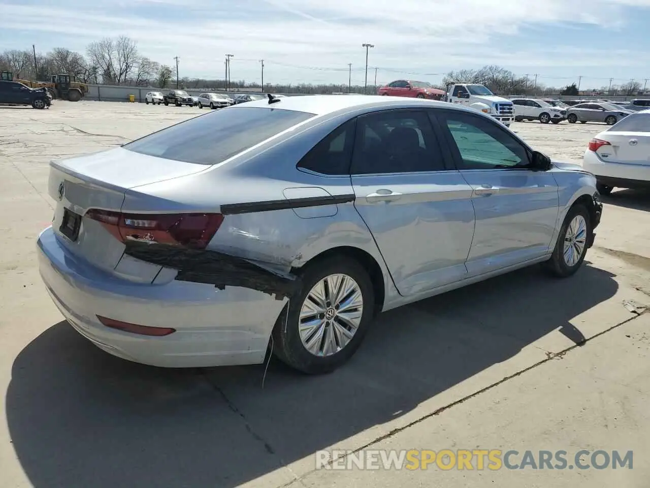 3 Photograph of a damaged car 3VWC57BU1KM142037 VOLKSWAGEN JETTA 2019