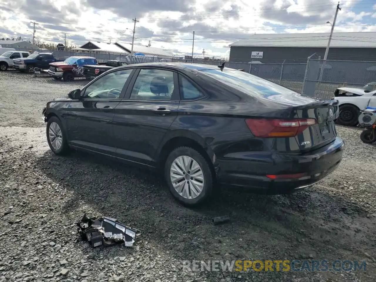 2 Photograph of a damaged car 3VWC57BU1KM176804 VOLKSWAGEN JETTA 2019
