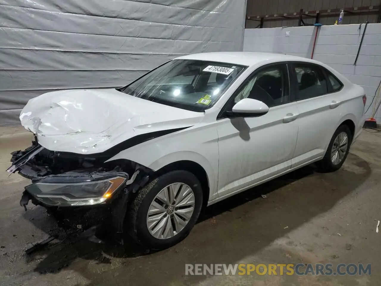 1 Photograph of a damaged car 3VWC57BU1KM239397 VOLKSWAGEN JETTA 2019
