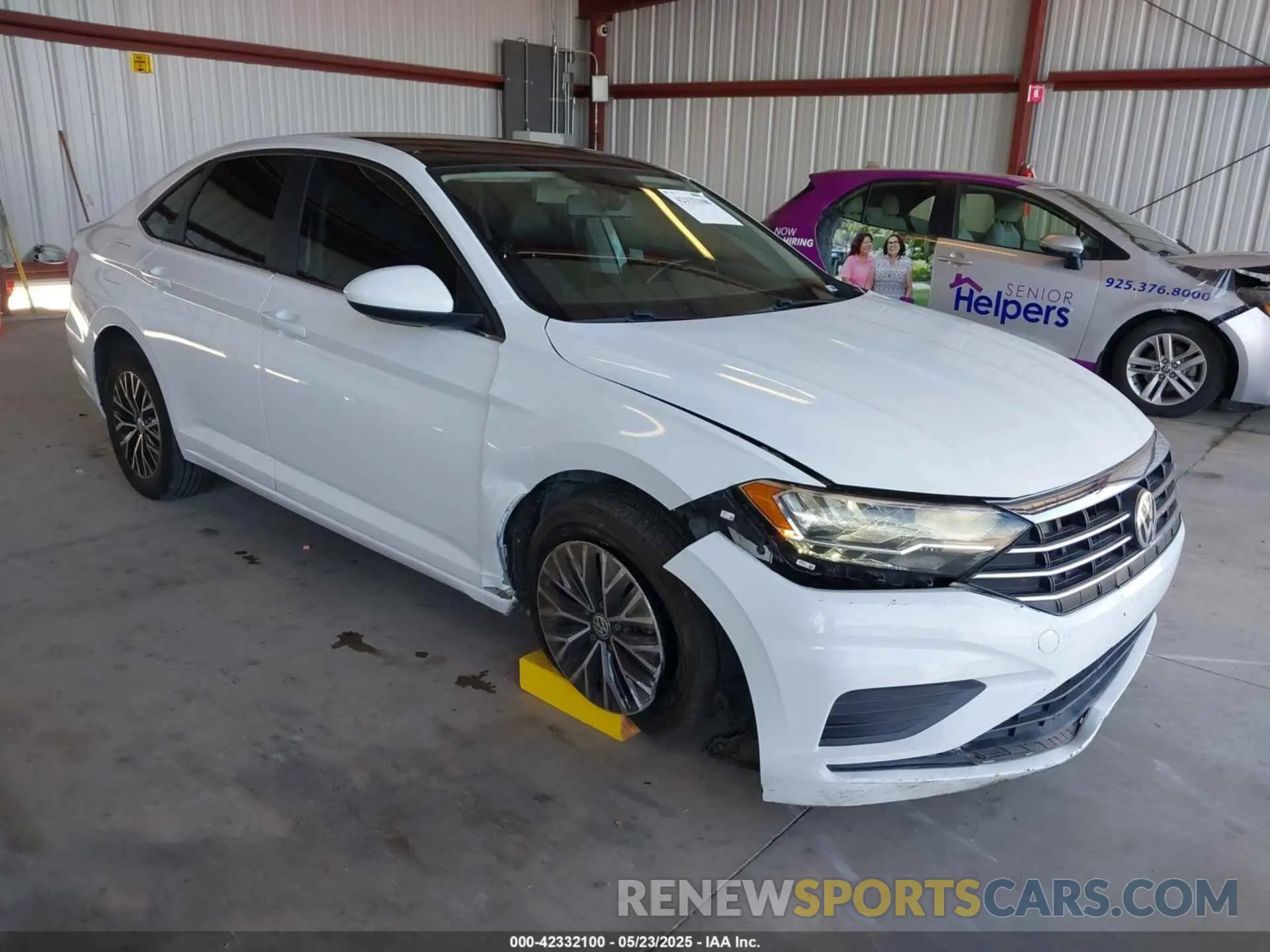 1 Photograph of a damaged car 3VWC57BU1KM249749 VOLKSWAGEN JETTA 2019