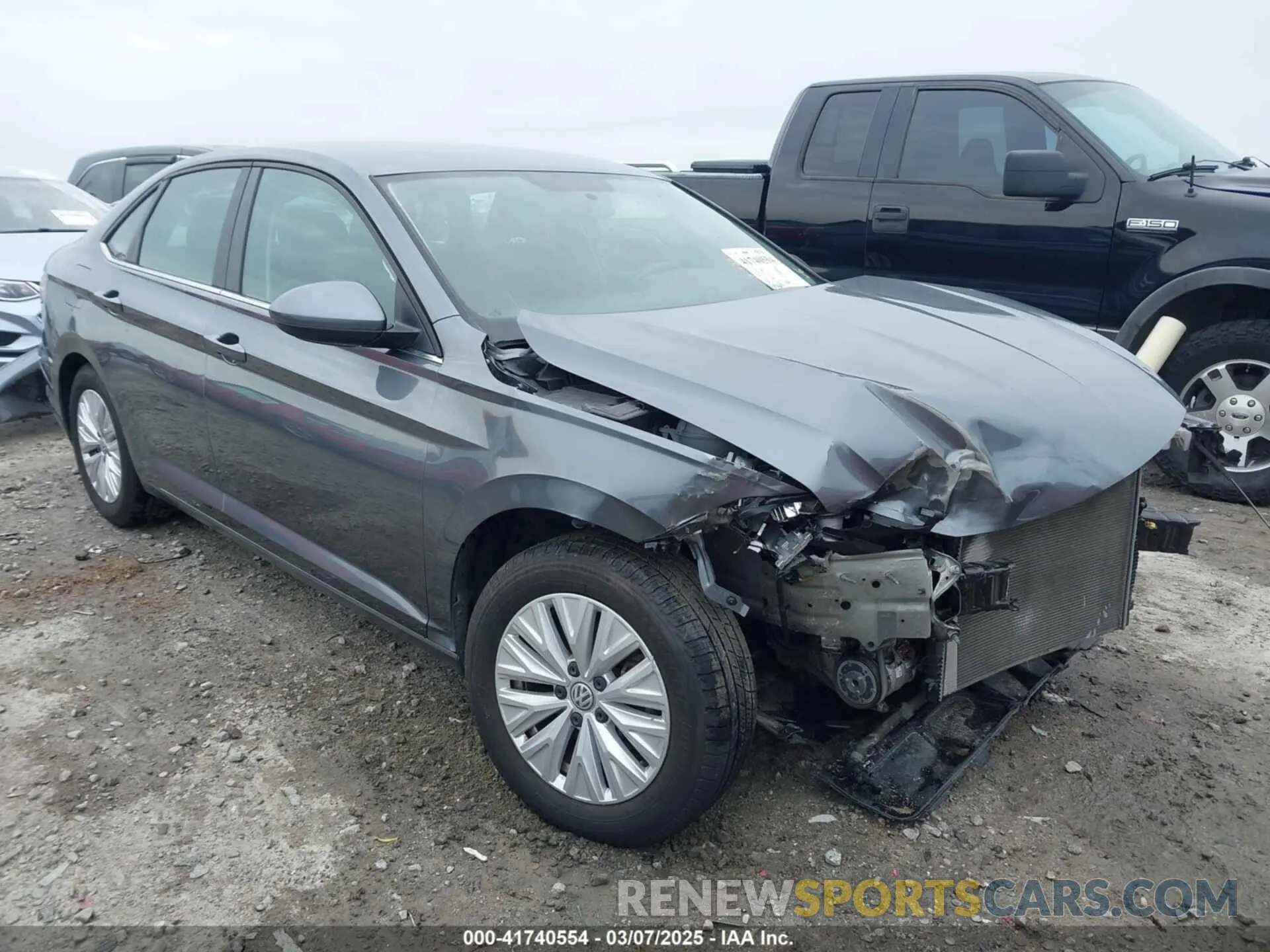1 Photograph of a damaged car 3VWC57BU2KM029746 VOLKSWAGEN JETTA 2019