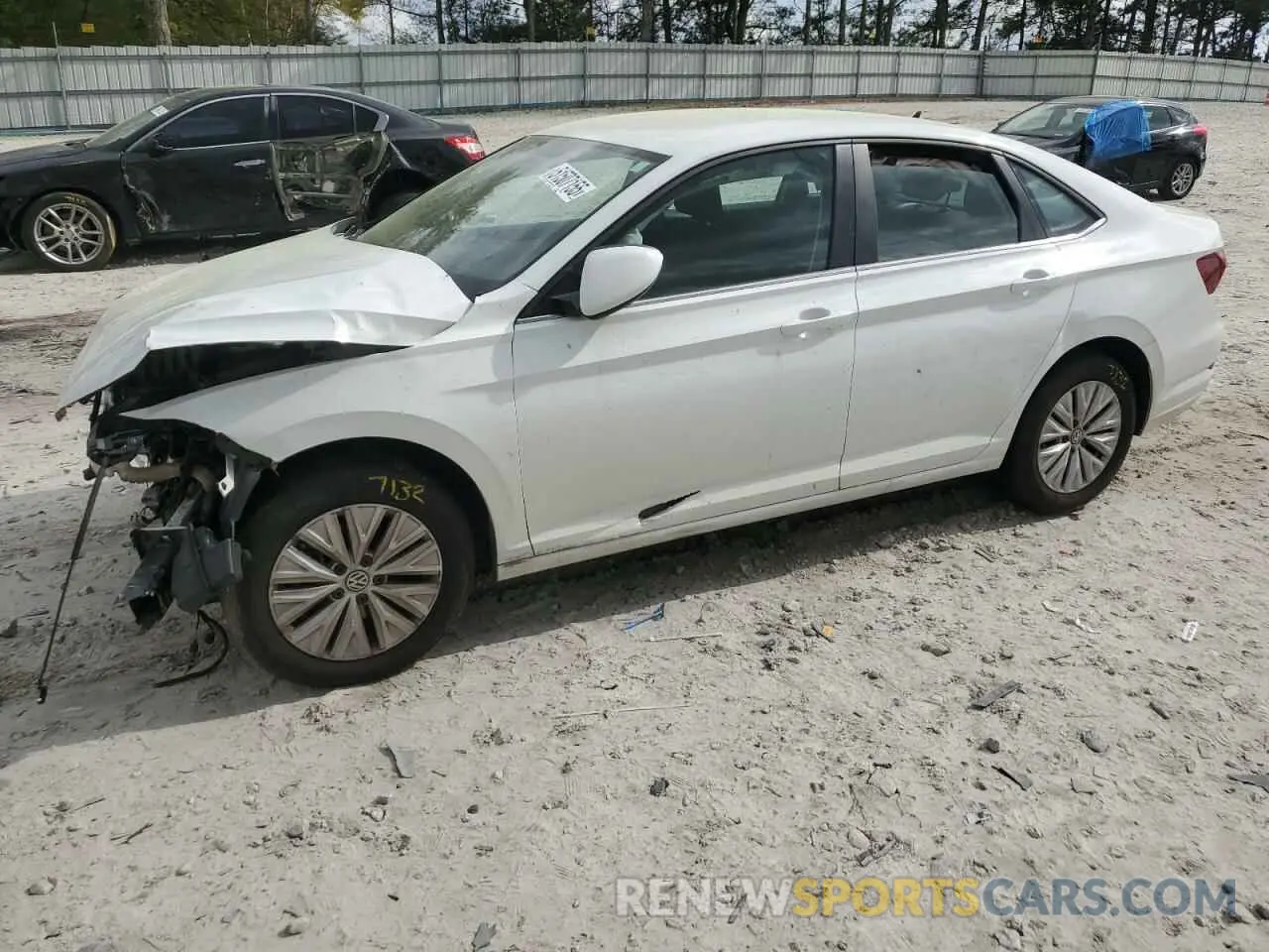 1 Photograph of a damaged car 3VWC57BU2KM045851 VOLKSWAGEN JETTA 2019