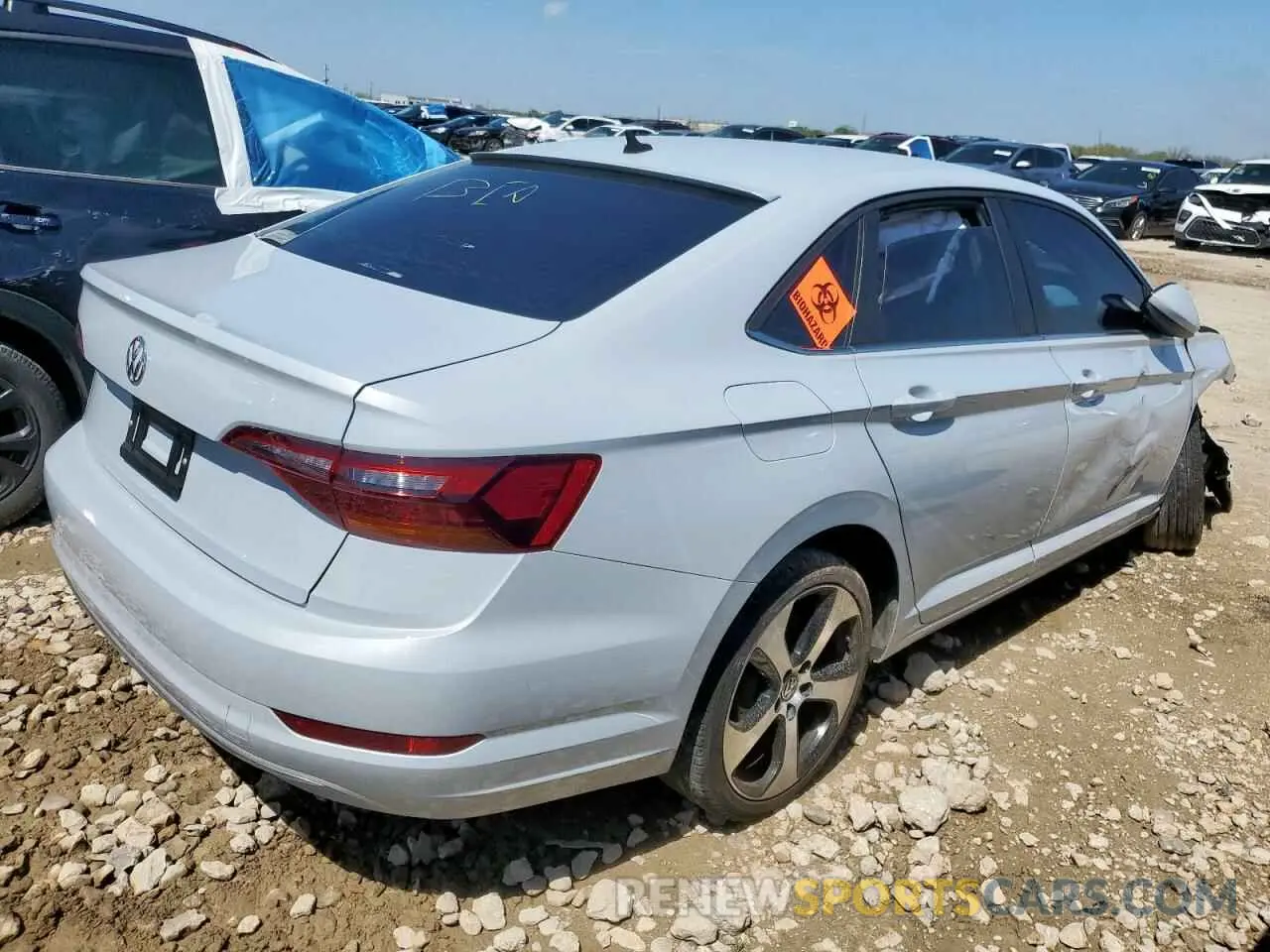 3 Photograph of a damaged car 3VWC57BU2KM077974 VOLKSWAGEN JETTA 2019