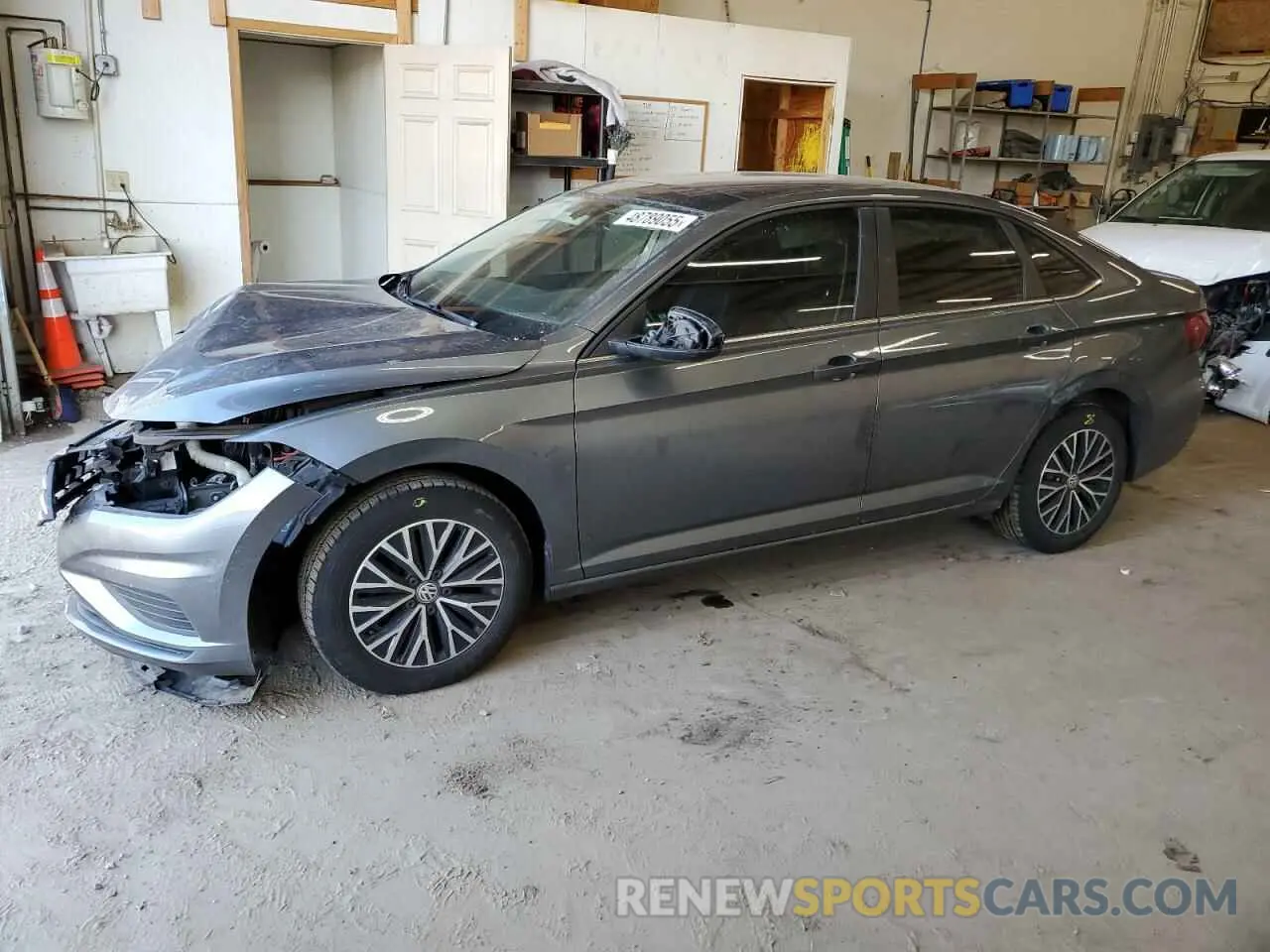 1 Photograph of a damaged car 3VWC57BU2KM100136 VOLKSWAGEN JETTA 2019